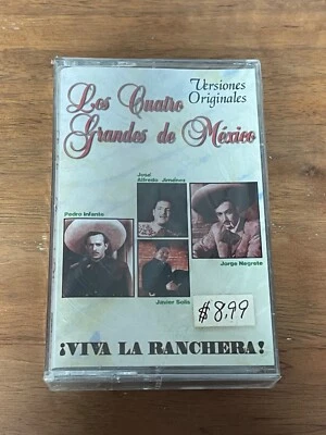Los Cuatro Grandes De Mexico Viva La Ranchera Cassette New/Sealed - Image 1 of 2