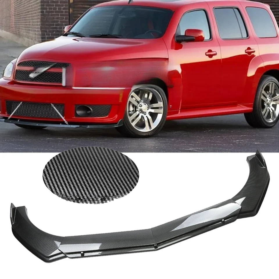 Carbon Fiber Look Front Bumper Lip Spoiler Splitter For Chevy HHR 2006-2011 Foto 1 de 4