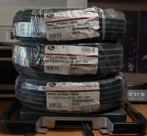 3 Pack Gates air brake tubing(H30002-08) 8NABTA 1/2" x 100' Nylon Hydraulic Hose - Picture 1 of 3