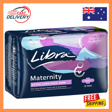 Libra Maternity Pads Extra Long with Wings - 10 pack FAST FREE SHIPPING AU