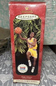 Hallmark Keepsake Ornament 1997 Lakers MAGIC JOHNSON By Score Board - Picture 1 of 10