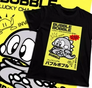 Bubble Bobble Retro Arcade T Shirt - Awesome Design - Nintendo - Brand new - Picture 1 of 4
