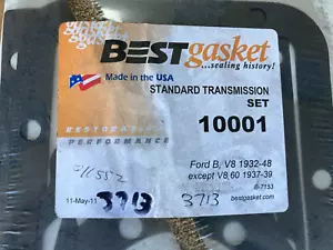 Set 2 1932 -1948 Ford Flathead Gasket set by Best Gasket B-7153 - Picture 1 of 3