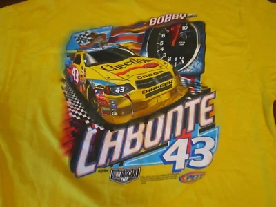 Camiseta De Colección Bobby Labonte #43 Cheerios Amarilla Talla Grande Doble Cara NASCAR Foto 1 de 4