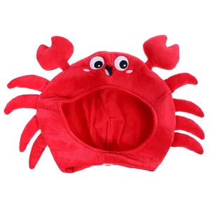 1 Stück entzückende Krabbenform Hut Krabbe Kopfbedeckung lustig Cosplay Bekleidung Zubehör - Bild 1 von 12