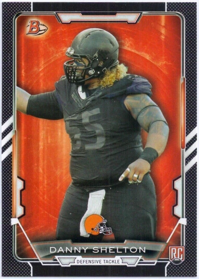 DANNY SHELTON 2015 Bowman Black Bordered Paper Parallel #12 Browns RC Rookie - Image 1 of 1
