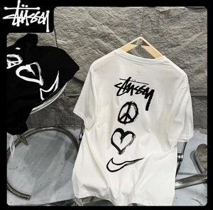 Stussy T Shirt Black 8 Ball Short Sleeves Black & White Optional 100% Cotton NWT - Picture 1 of 49
