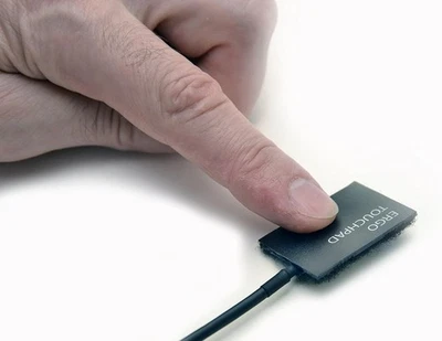 Mini USB Computer Touchpad, Trackpad, Mouse Wired, 1.1 x 1.3" Ergo Touchpad New - Image 1 of 4