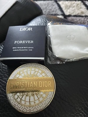 DIOR  Forever Cushion Case GRAND BAL Gold Refillable Foundation With Pouch NEW - Image 1 of 4