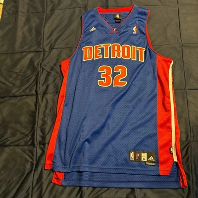 Reebok Men's Detroit Pistons Jersey Blue, Size 2XL, Richard Hamilton Basketball - Image 1 of 2
