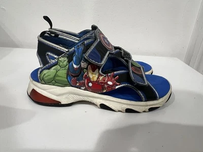 Летние сандалии с подсветкой Avengers детский размер 8 Marvel - Изображение 1 из 4
