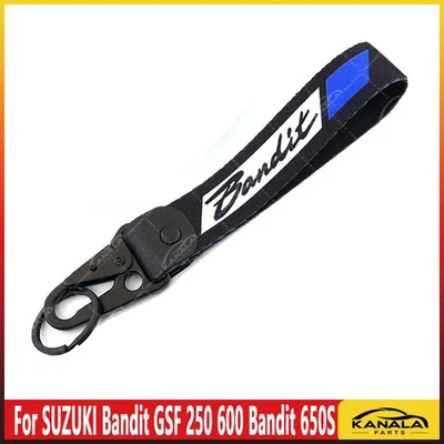 New Motorcycle CNC Key Holder Keychain Ring For SUZUKI Bandit GSF 250 600 650S  Foto 1 de 3