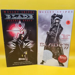 Blade 1, 2 VHS Wesley Snipes Horror Vampire Immortal - Picture 1 of 3
