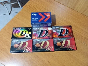 Lot Of 10 Blank Audio Cassette Tapes-TDK-FUJI-SKY-All Sealed/60-90 Minutes - Picture 1 of 4
