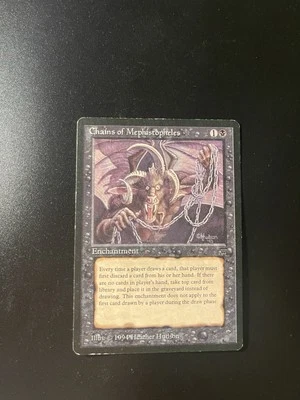 Chains of Mephistopheles - Legends - Magic The Gathering - Rare - MTG MP - Image 1 of 4