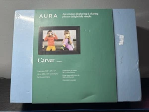 Aura Carver Gravel 10.1" Digital Picture Frame AF900-BLK New - Picture 1 of 2