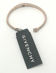 Authentic Givenchy Rose Gold Tone Crystal Hinged Bangle Bracelet $48 New - Picture 1 of 3