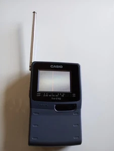 Televisore portatile vintage Casio tv-770 funzionante da collezione - Picture 1 of 5