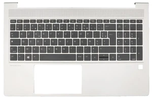 Oryginalna klawiatura francuska z pokrowcem palmrest do HP ProBook 450 455 G8 650 655 G8 - Zdjęcie 1 z 3