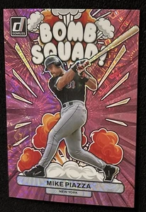 Mike Piazza - 2023 Panini Donruss Bomb Squad #BS8  New York Mets  HOF    I365 - Picture 1 of 2