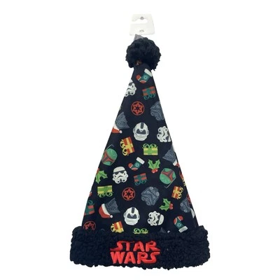 Sombrero de Papá Noel para adultos Disney Star Wars Christmas Holiday 2020 - Darth Vader Boba Fett Foto 1 de 4