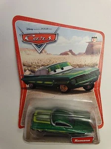 NEW DISNEY PIXAR CARS RAMONE DIECAST TOY RACE CAR ORIGINAL DESERT IMPALA GREEN - Picture 1 of 4