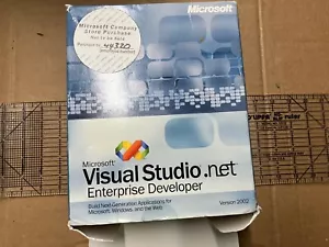 Microsoft Visual Studio .net 2002 Enterprise Developer Full Reta - Picture 1 of 10