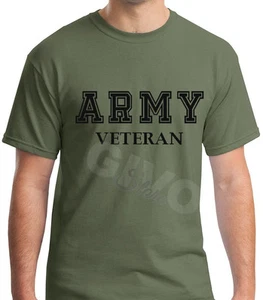 Army Veteran Shirt Ideal Gift for US Veterans Patriotic Military Pride Tee - Picture 1 of 14