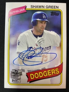 2015 Topps Archives - Autógrafos favoritos de los fanáticos #FFA-SG Shawn Green (AU) - Imagen 1 de 2