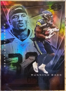 2020 Panini Illusions Chris Carson #94 Seattle Seahawks - Picture 1 of 2