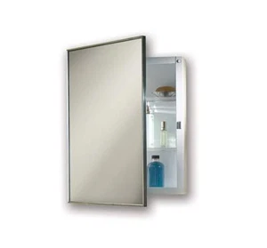 Jensen 422SMX Stainless Steel Frame Medicine Cabinet, 14" x 20" - Picture 1 of 1