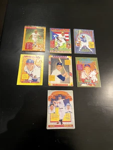 Donruss Super Diamond Kings Puzzle Lot 7 Clemente Aaron Gehrig Musial + - Picture 1 of 6