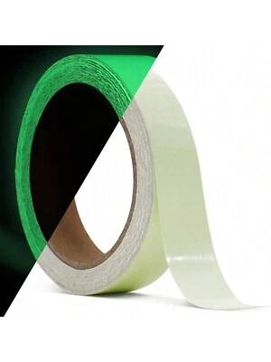 1cm*3m Waterproof Luminous Tape,Glow in the Dark Self-adhesive Tape Warning - Image 1 of 4