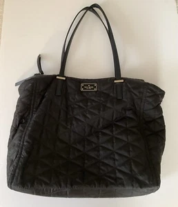 Kate Spade New York Wilson Road Quilted Talya Large Tote, Black - Picture 1 of 21