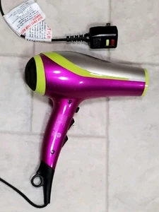 Asciugacapelli TIGI Testa Letto Testa Calda Rosa e Verde Asciugacapelli Soffiatore - Foto 1 di 4