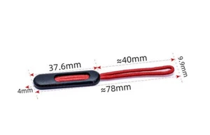 3PC Zipper Pull Puller End Fit Rope Tag Replacement Clip Broken Buckle Fixer Zip - Picture 1 of 12
