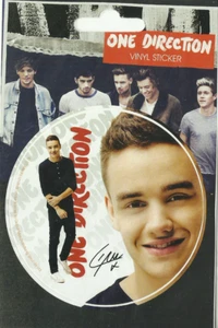 ONE DIRECTION liam payne 2012 OFFICIAL merchandise STICKER new SEALED 1D - Imagen 1 de 4