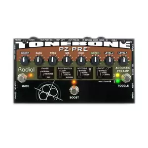 Radial Engineering PZ Pre Acoustic Instrument Preamp Pedal - Picture 1 of 2