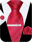 Cravates STEFANO CORVALI pour hommes, ensemble de cravates et de poches carrées, mouchoir robe cravate