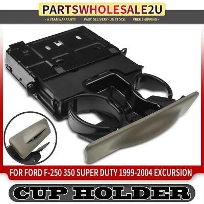 Пергаментно-коричневый подстаканник для приборной панели для Ford Excursion F-250 F350 F450 F550 Super Duty - Изображение 1 из 4