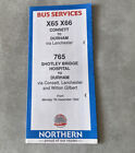 Bus Timetable - Northern -1992 - Consett, Durham, Shotley Bridge, Lanchester(31)