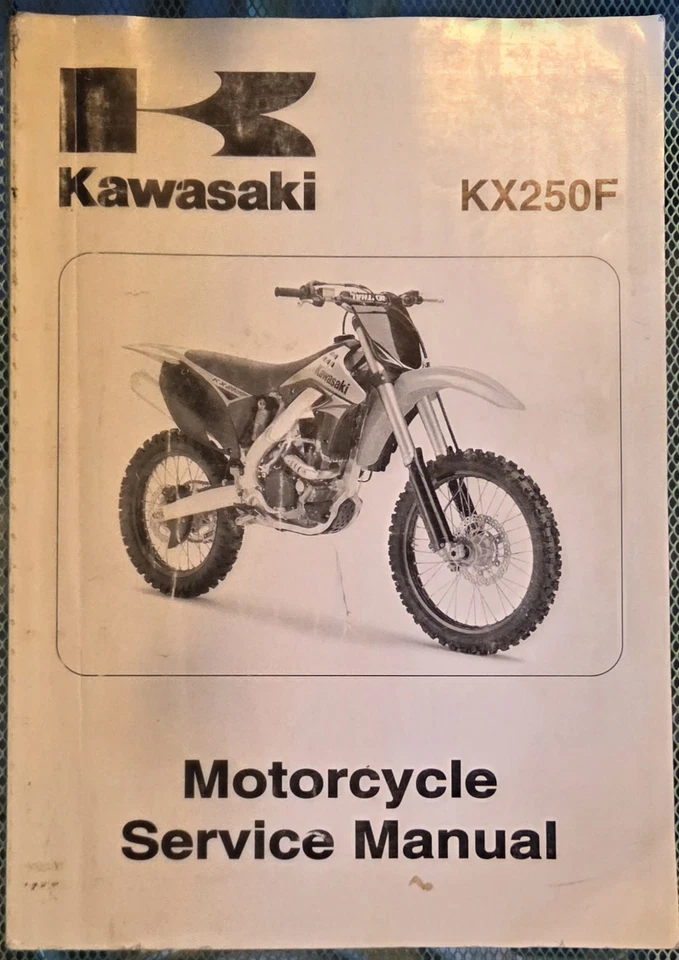 Manual de reparación de servicio OEM 2009 KX250F KX 250 F 250F KX250W9F pieza # 99924-1411-01 Foto 1 de 4