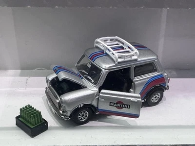 Tiny City 1:76 Mini Cooper MK1 Martin Racing W Part Roof Sliver Diecast Car - Image 1 of 2