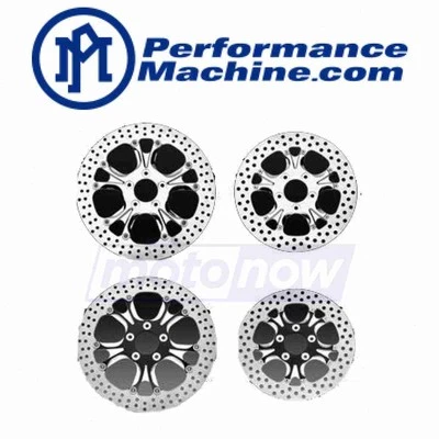 Performance Machine Front Right Luxe Two-Piece Brake Rotor for 2007-2014 ze Foto 1 de 4