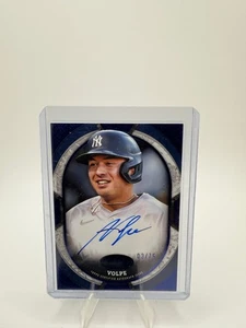2025 Topps Tier One Anthony Volpe Tier One Shots Auto Sapphire /75 Yankees - Picture 1 of 2