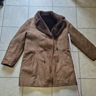 C&A Lederjacke Gr. M bis L in Braun - Bild 1 von 4