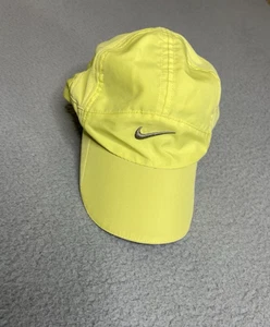 Vintage Y2K Nike Tailwind Mütze gelb Swoosh 7 Panel Mesh Laufen Trail AW84 - Bild 1 von 15