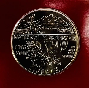 2016 D National Park Service Centennial Commemorative Uncirculated Half Dollar - Picture 1 of 2
