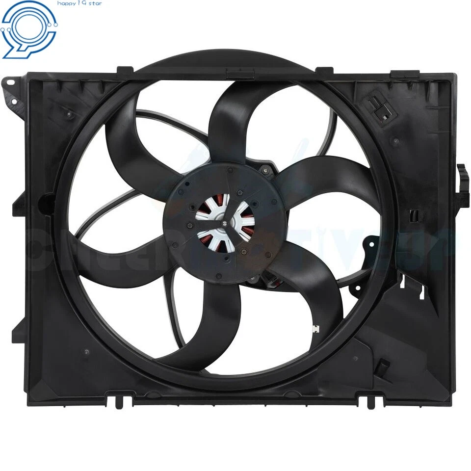 Electric Radiator Cooling Fan Assembly for BMW 328i 2006 325i 330i 2007 08-2013 Foto 1 de 1