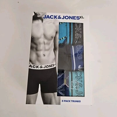 JACK&JONES-3 Trunks boxer Briefs New Size Xl inches Flamingo - Image 1 of 4